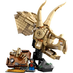 Конструктор Lego Jurassic World Окаменелости динозавров череп трицератопса 76969