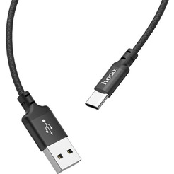 Кабель Hoco X14 USB Type-C (1 м, черный)
