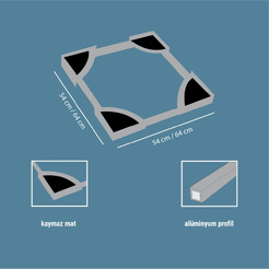 Стыковочный набор для вертикальной стыковки стиральной и сушильной машины DR.ELECTRO KG0063096