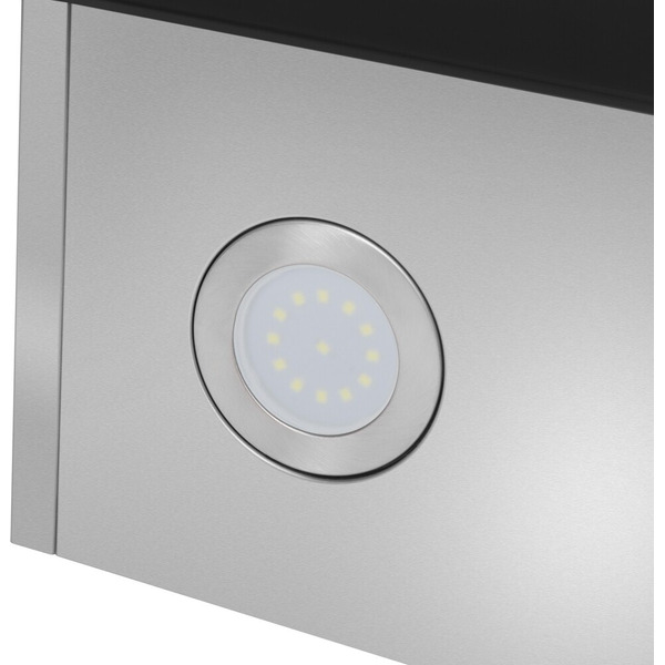 Вытяжка MAUNFELD MERSEY 60 (нержавеющая сталь\черное стекло)