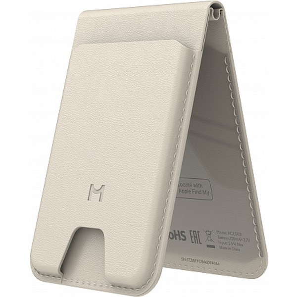 Кошелек-кардхолдер Magssory Geotag Magnetic Ivory ACL003i