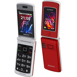 Кнопочный телефон Maxvi E28 (красный)