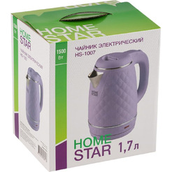 Электрический чайник HomeStar HS-1007 (лиловый)