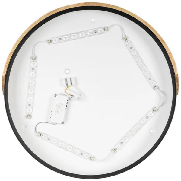 Припотолочная люстра Sundays Home 240924-17 5801 (черный/светлое дерево)