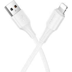 Цены на кабель Hoco X120 USB Type-A - Lightning (1 м, белый)