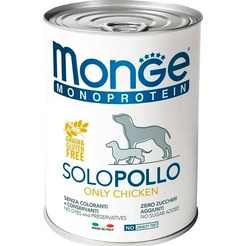 Влажный корм для собак Monge Monoprotein паштет из утки, консервы (400г)