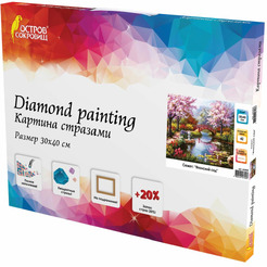 Картина стразами (алмазная мозаика)  ОСТРОВ СОКРОВИЩ «Японский сад» 662424