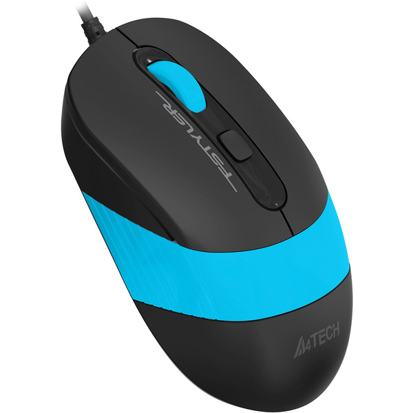 Мышь A4Tech Fstyler FM10S (голубой/черный)