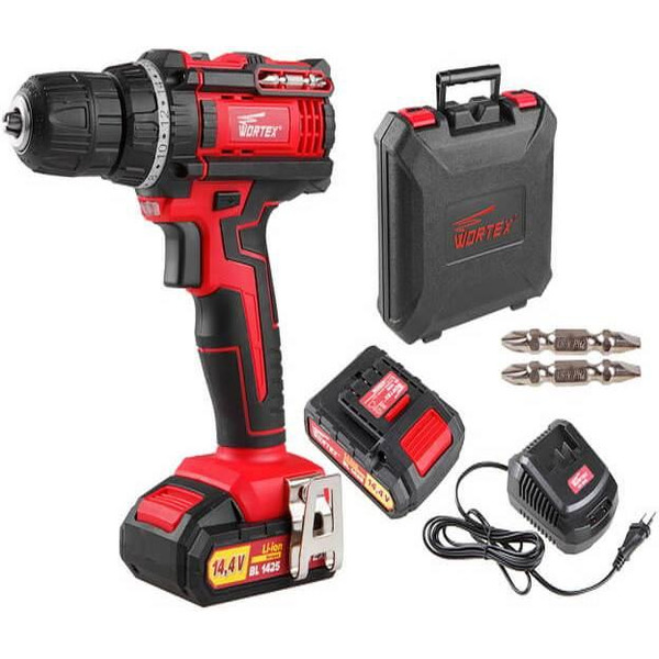 Дрель-шуруповерт WORTEX BD 1425 DLi
