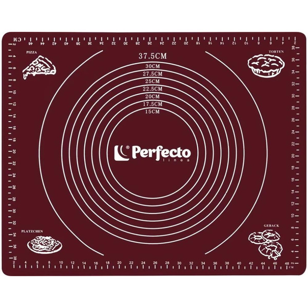 Коврик для теста PERFECTO LINEA BURGUNDY 23-504014