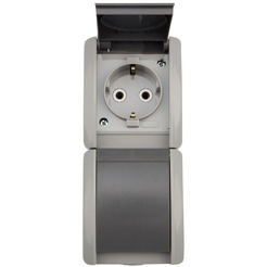 Блок из 2 розеток вертикальный KRANZ INDUSTRIAL KR-78-0615