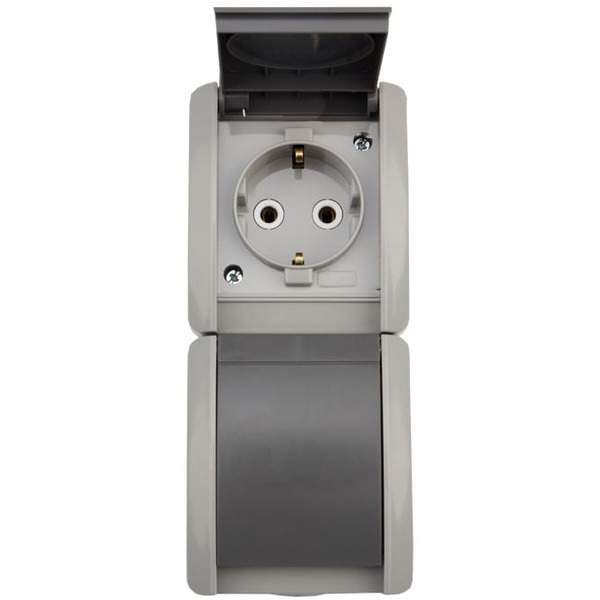 Блок из 2 розеток вертикальный KRANZ INDUSTRIAL KR-78-0615