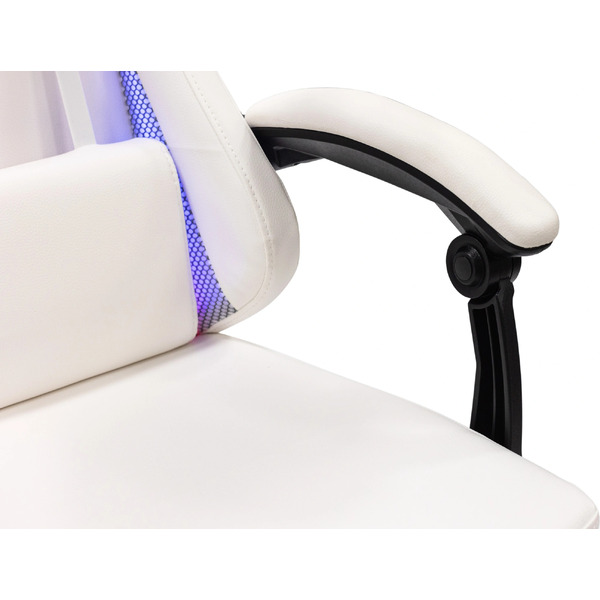 Кресло игровое Knight Wolf RGB (белый)