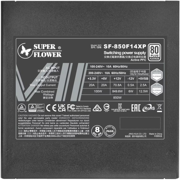 Блок питания Super Flower Leadex VII Platinum PRO 850W SF-850F14XP