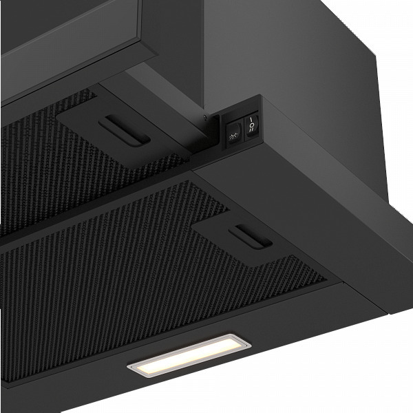 Кухонная вытяжка ELIKOR Slide Glass 50П-1000 черный черный/стекло черное 227274