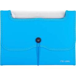 Папка на резинке DELI 38128BLUE