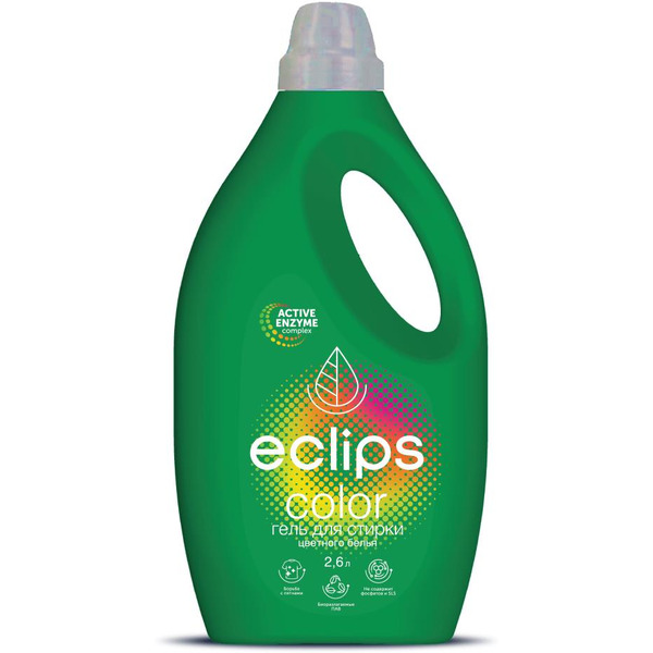 Гель для стирки ECLIPS Bright Color & Black  2.6 л