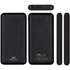 Внешний аккумулятор RIVACASE VA2137 (10000 мАч) Black