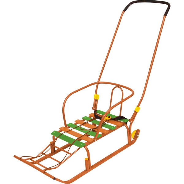 Санки детские Ника Тимка 5 Классик (оранжевый)