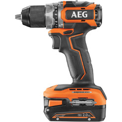 Дрель-шуруповерт AEG Powertools BS 18SBL-202C (4935472277) с 2-мя АКБ, кейс