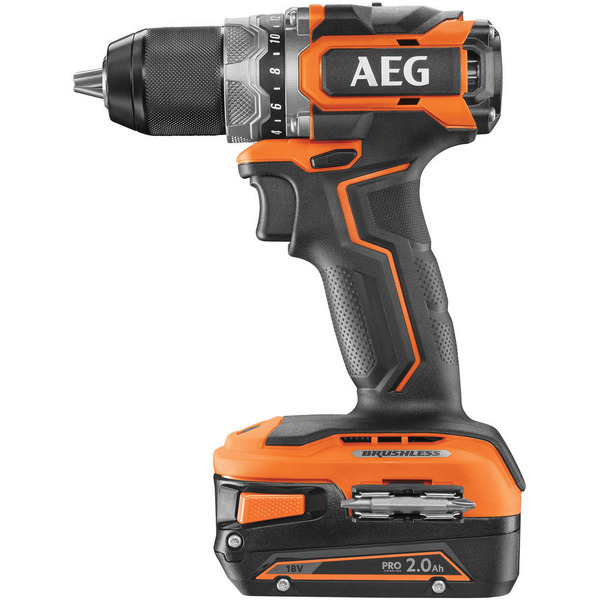 Дрель-шуруповерт AEG Powertools BS 18SBL-202C (4935472277) с 2-мя АКБ, кейс