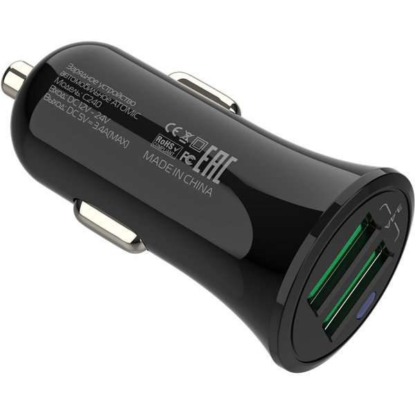 Автомобильное зарядное устройство ATOMIC C240