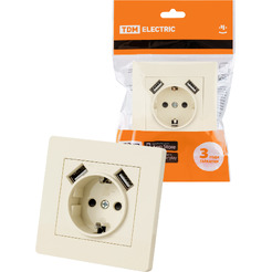Розетка TDM Electric Сенеж SQ1816-0153