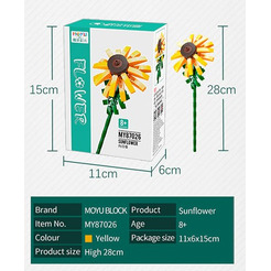 Игрушка конструктор MOYU Подсолнух MY87026