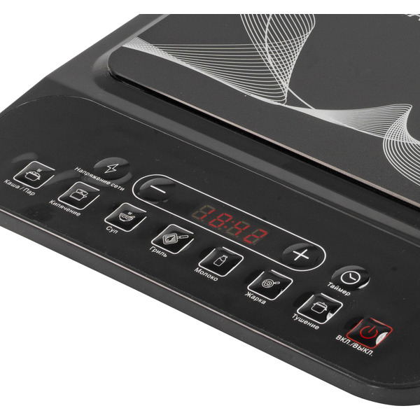 Настольная плита Galaxy GL3060 (черный)