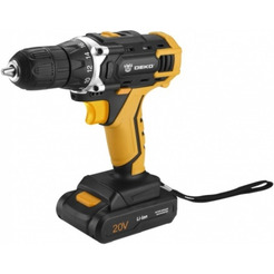 Дрель-шуруповерт Deko DKCD20FU-Li (063-4102) с 1-м АКБ