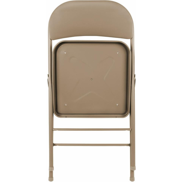 Стул складной BRABIX Golf Plus CF-003 КОМФОРТ (бежевый каркас, кожзам бежевый) 533027