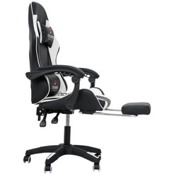 Игровое кресло Calviano 1590 (PU, черный/белый)