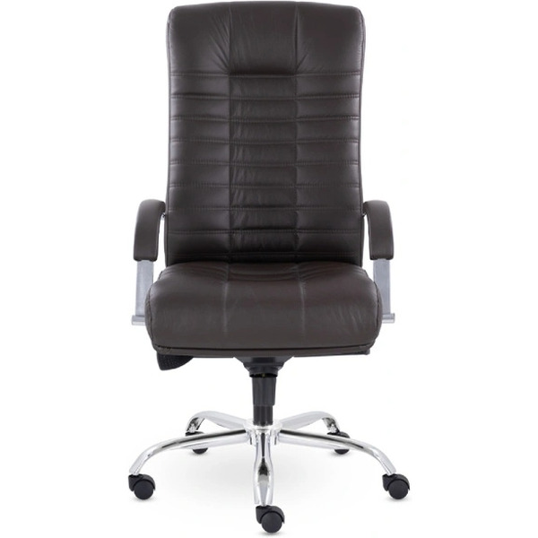 Кресло офисное UTFC Атлант В хром МБ К10 (коричневый)