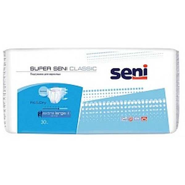 Подгузники для взрослых Seni Super Classic Extra Large (30 шт)