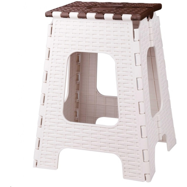 Табурет складной Альтернатива Плетенка большой М7093 (бежевый/коричневый)