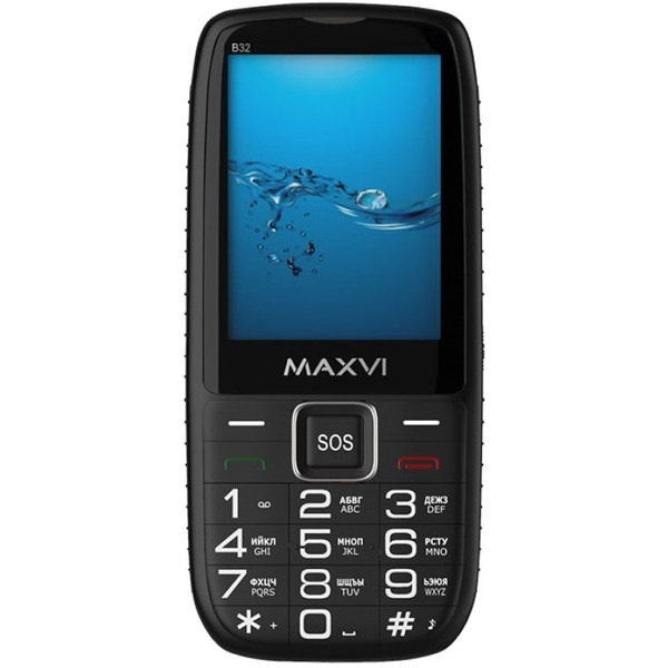 Мобильный телефон Maxvi B32 (черный)