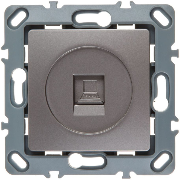 Розетка компьютерная Leiden Electric Steen 806104