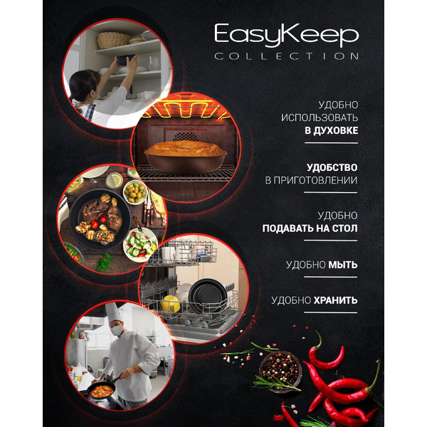 Набор посуды Polaris EasyKeep-4D