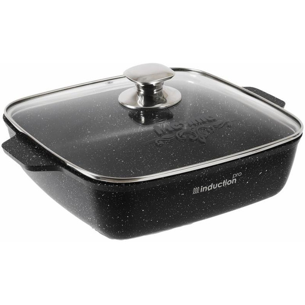 Жаровня квадратная Мечта Гранит Induction Pro M38802И  (черный)