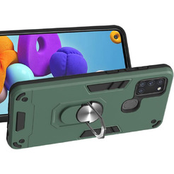 Бампер Bingo Warrior для Samsung Galaxy A21s (зеленый)