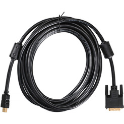Кабель Buro HDMI-19M-DVI-D-5M