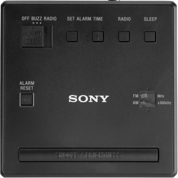 Часы-радио SONY (FM/AM) чёрный ICF-C1