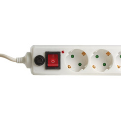 Сетевой фильтр SONNEN 511424 (5 розеток, 1,8м)