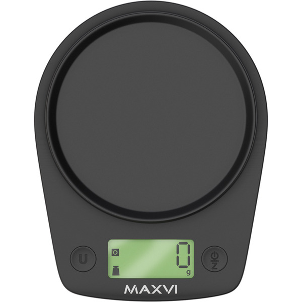 Кухонные весы Maxvi KS102P (черный)