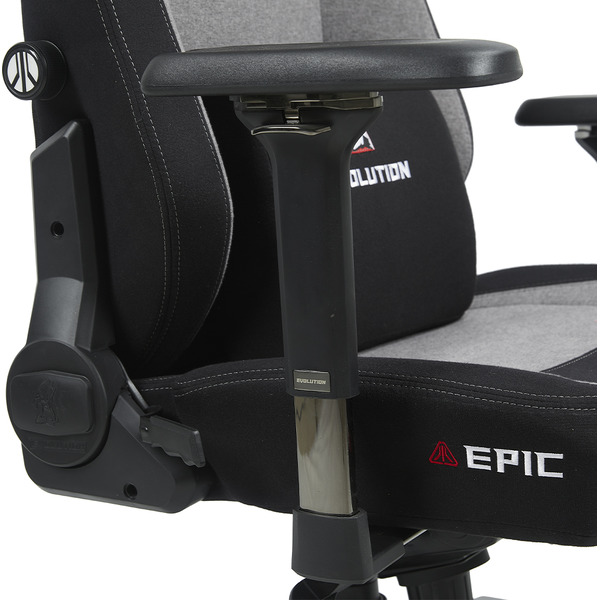 Игровое кресло Evolution Epic Fabric (серый/черный)