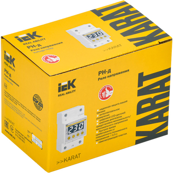 Реле напряжения IEK IVR31-1-63