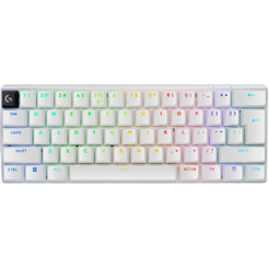 Клавиатура Logitech G Pro X 60 Lightspeed GL Tactile 920-011934 (белый, с гравировкой)
