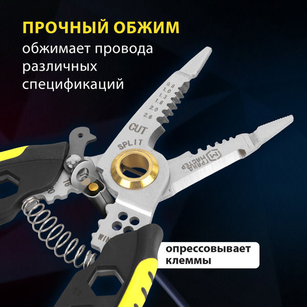 Плоскогубцы Грандмастер Многофункциональные PL-185 671262