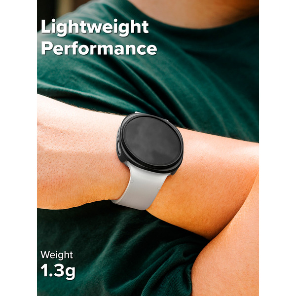 Чехол Ringke SLIM для Galaxy Watch 8 44mm CLEAR(1шт) + MATTE BLACK(1шт)