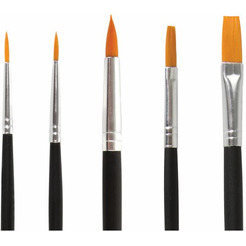 Набор кистей BRAUBERG Синтетика 200219 (5 шт)